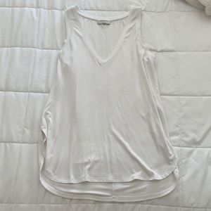 white Babaton tank top